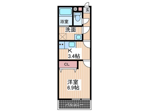 サニーガーデン草津東の物件間取画像